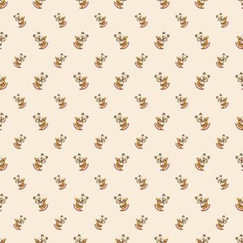 Doodle repeatable Pattern Panda Seamless vector