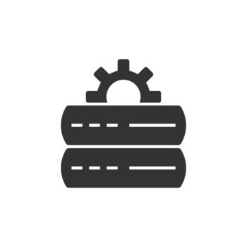 Server Setting Icon vector