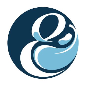 The logo for the company, e - e - e - e - e - e - e vector