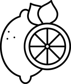 Creative Visual Solution for Modern Interface Systems Featuring Lemon vector