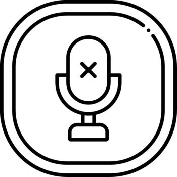 Mute Creative Visual Solution for Modern Interface Systems vector