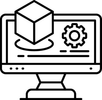 Creative Visual Solution for Modern Interface Systems with Project Settings Visual Concept vector