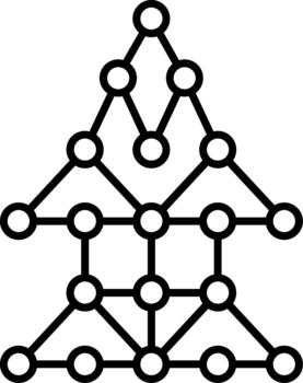 Random Forest for Creative Visual Solution for Modern Interface Systems vector