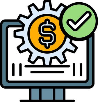 Data Processing for Better Business Performance Analysis vector