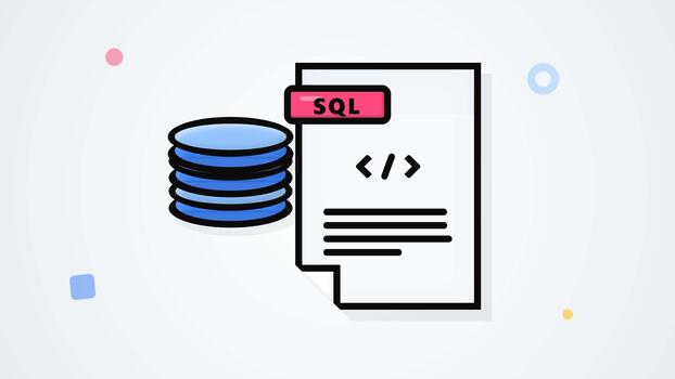 SQL Database and Programming Code Icon Animation for Software Development and Data Management Concepts video