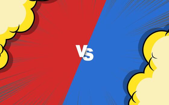 Comic versus manga vector