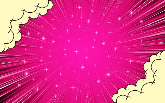abstract comic background design vector