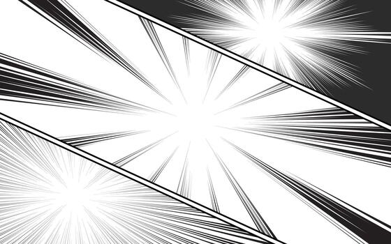 Three vibrant comic book style panel background frame vector