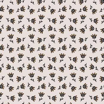Minimal Leaf Botanical Pattern vector