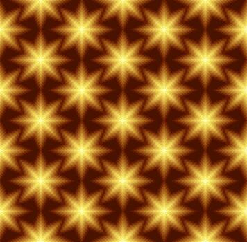 Pixel Gradient Star Seamless Pattern vector
