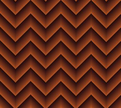 Pixel Gradient Chevron Seamless Pattern vector