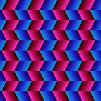 píxel degradado paralelogramo cheurón modelo vector