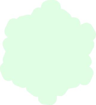 Cloud Blob Shape Background vector