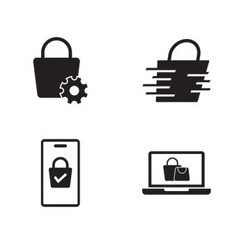 Ecommerce digital store user interface set vector