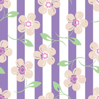 pattern flowers texture abstract vector