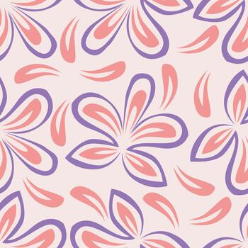 pattern flower background vector