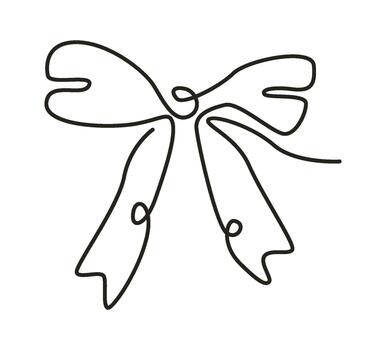 arco continuo línea vector