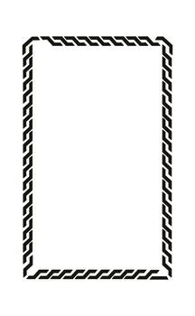 Celtic Knot Frame Border Line vector