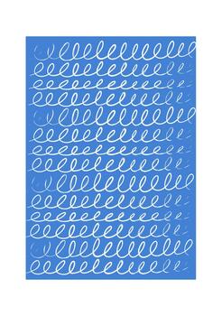 Scribble Waves Seamless Background vector
