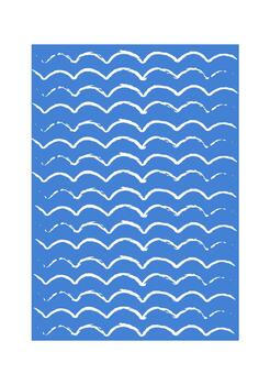 Wave Pattern Hand Drawn Texture vector