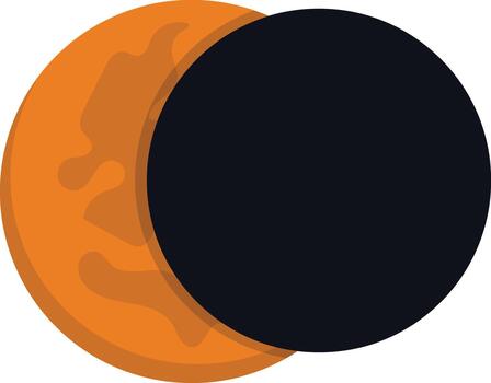 Solar Eclipse Element. vector