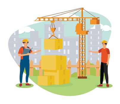 Solving problem and difficult work. vector