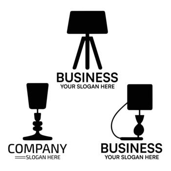 Unique three Lamp set vector