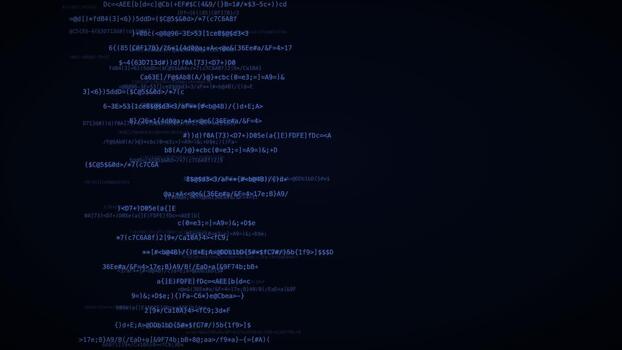 Electric layered code planes hacker code background digital data stream motion loop video