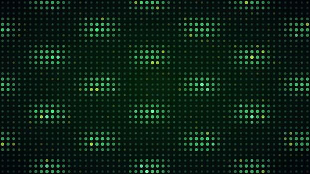vert matrice ingérence modèle LED la grille Contexte point matrice afficher mouvement boucle video