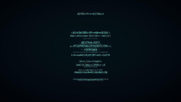 verde azulado ciber desvanecimiento punto código hacker código antecedentes digital datos corriente movimiento lazo video