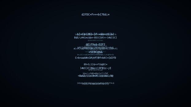 vorst verdwijnen punt code hacker code achtergrond digitaal gegevens stroom beweging lus video