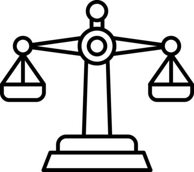 justicia creativo elemento para interfaz proyectos vector