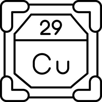cobre creativo elemento para interfaz proyectos vector