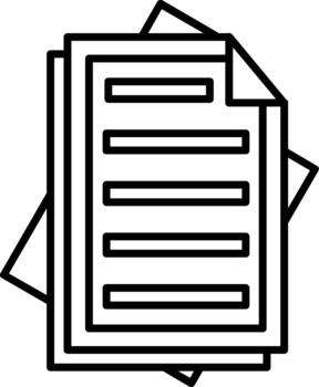 documento creativo elemento para interfaz proyectos vector