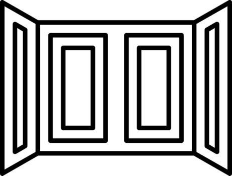 ventana creativo elemento para interfaz proyectos vector
