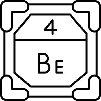 berilio creativo elemento para interfaz proyectos vector