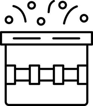 magia caja creativo elemento para interfaz proyectos vector