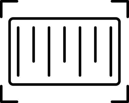 bar código creativo elemento para interfaz proyectos vector