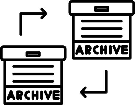 archivo creativo elemento para interfaz proyectos vector