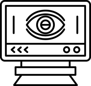 Spyware Scalable Artwork for Website Interfaces vector