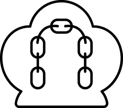 cadena creativo elemento para interfaz proyectos vector