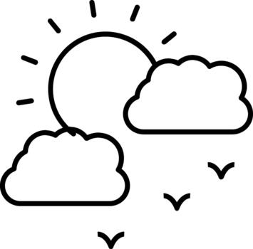 clima creativo elemento para interfaz proyectos vector