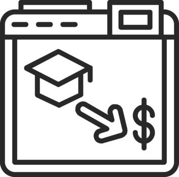 Tuition Creative Element for Interface Projects vector