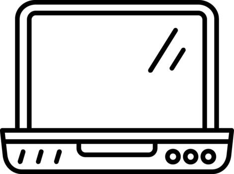 Laptop Creative Element for Interface Projects vector