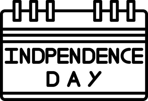 independencia día creativo elemento para interfaz proyectos vector