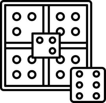 Ludo Creative Element for Interface Projects vector