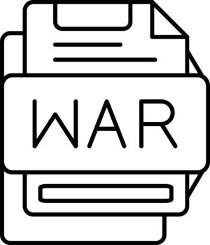 War Creative Element for Interface Projects vector
