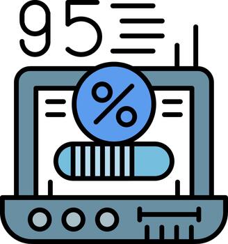 creativo cargando ilustración para tecnología interfaces vector