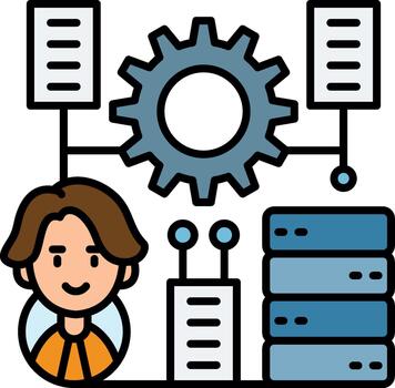 Professional Data Complexity Symbol for Modern Interface Projects vector