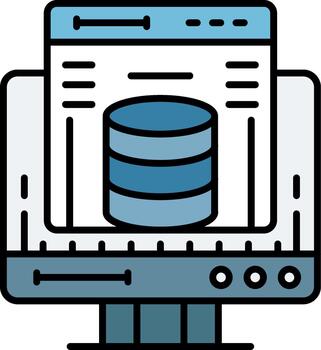 informática web datos moderno pictograma para sitio web interfaz elementos vector